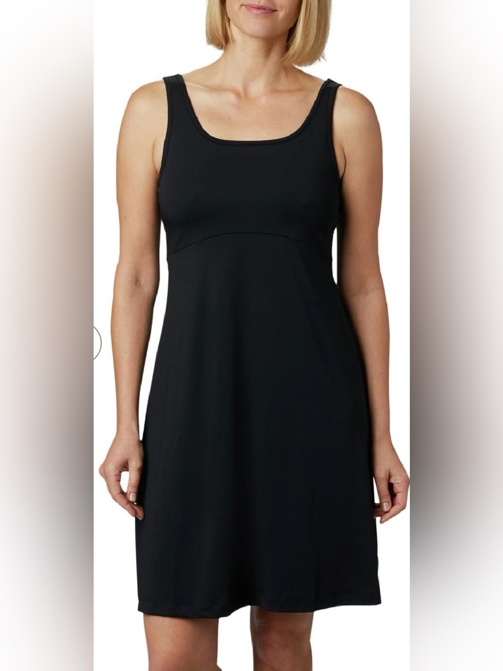 NWT Columbia PFG Freezer III Omni Freeze UPF 50 Black Dress 1X